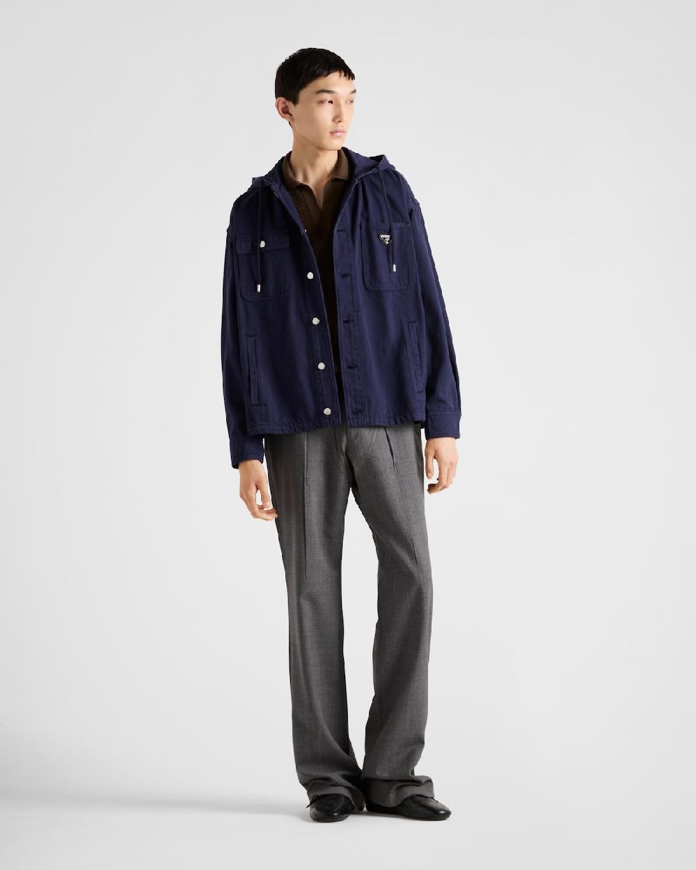 Prada Camisa vaquera con capucha