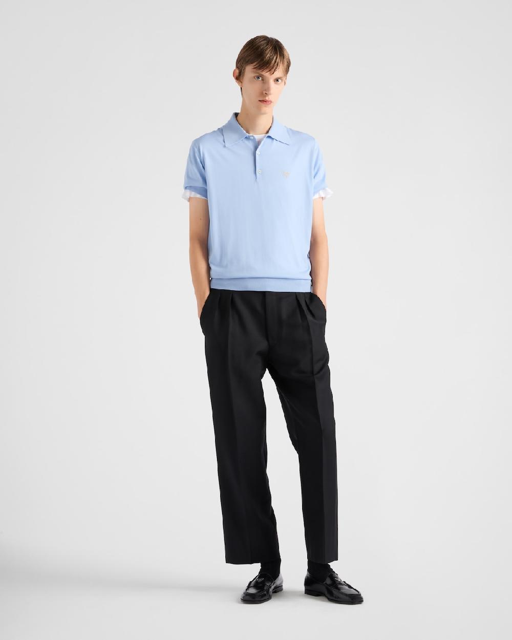 Prada Polo de lana superfina