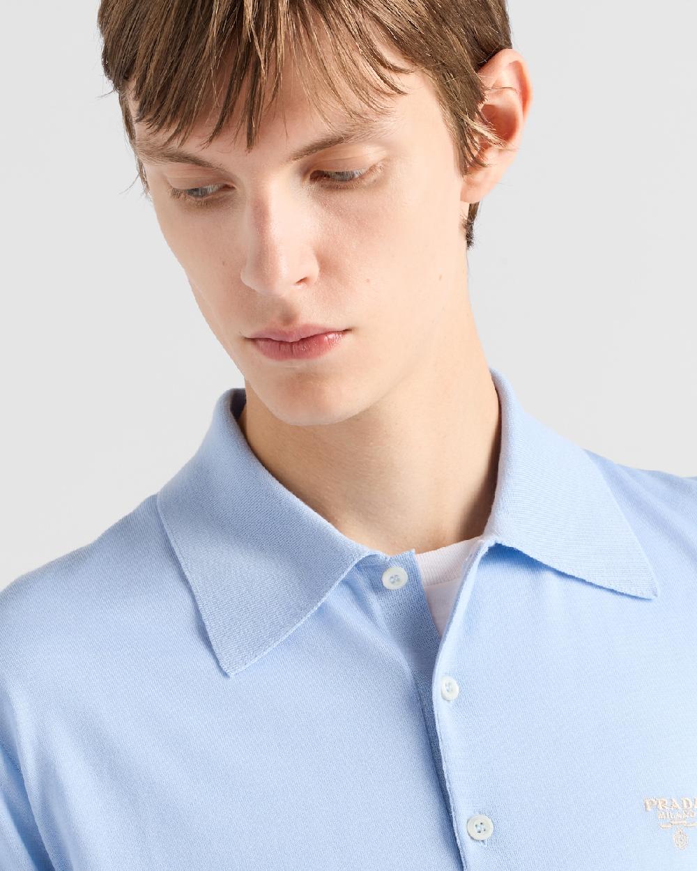 Prada Polo de lana superfina Ofertas de temporada