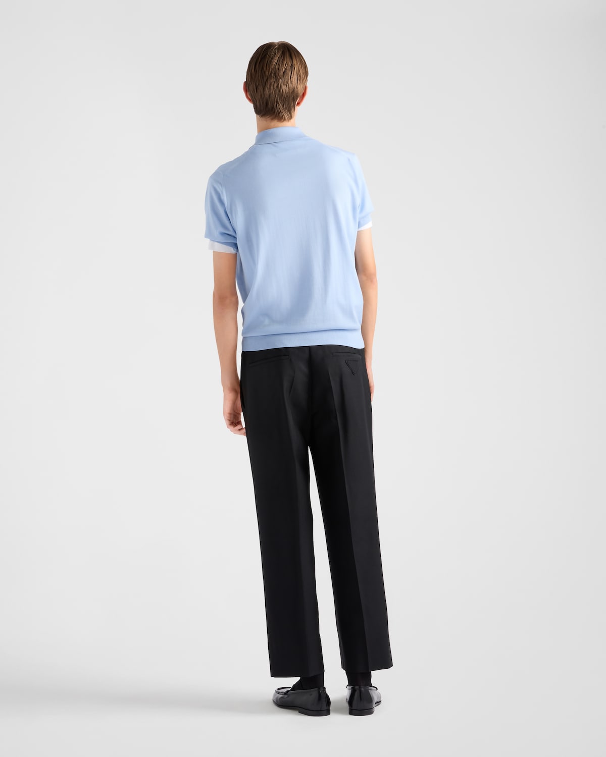 Prada Polo de lana superfina Ofertas de temporada
