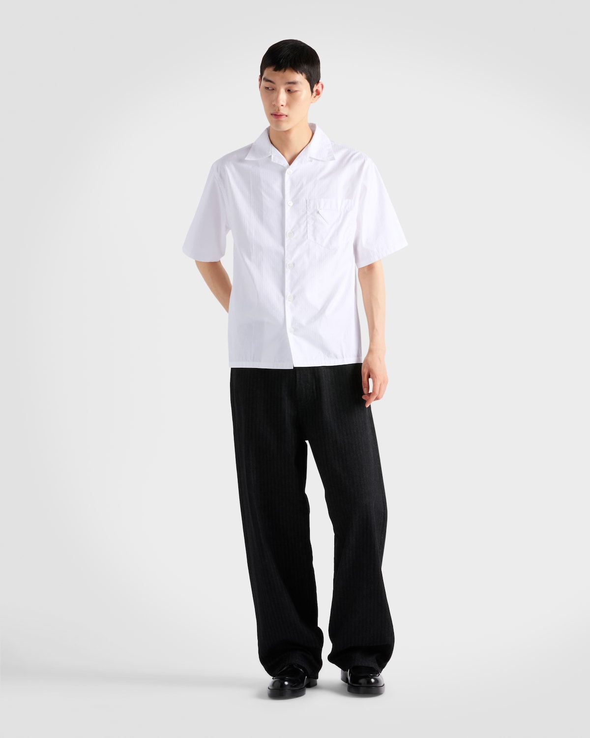 Prada Camisa de bolera de algodón