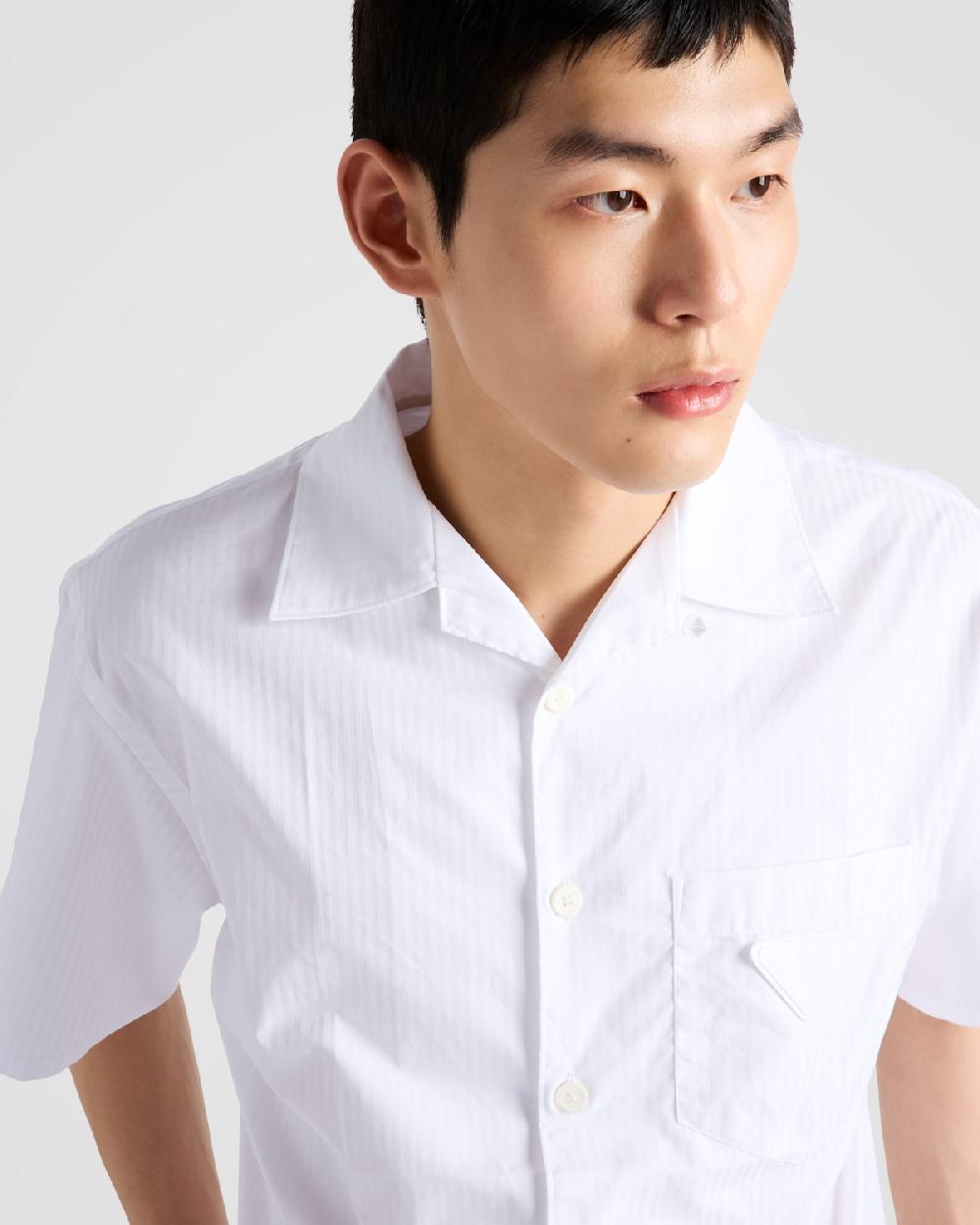 Prada Camisa de bolera de algodón Rebajas de fin de temporada