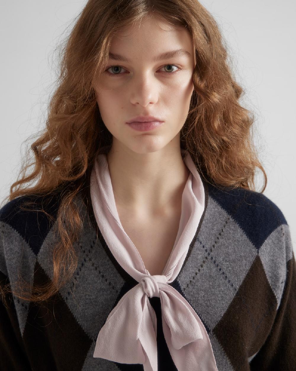 Prada Camisa de crepé Venta caliente
