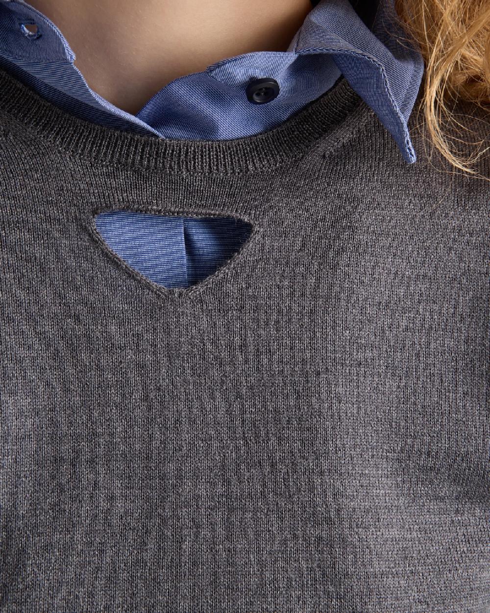 Prada Jersey de lana con cuello redondo Gran oferta