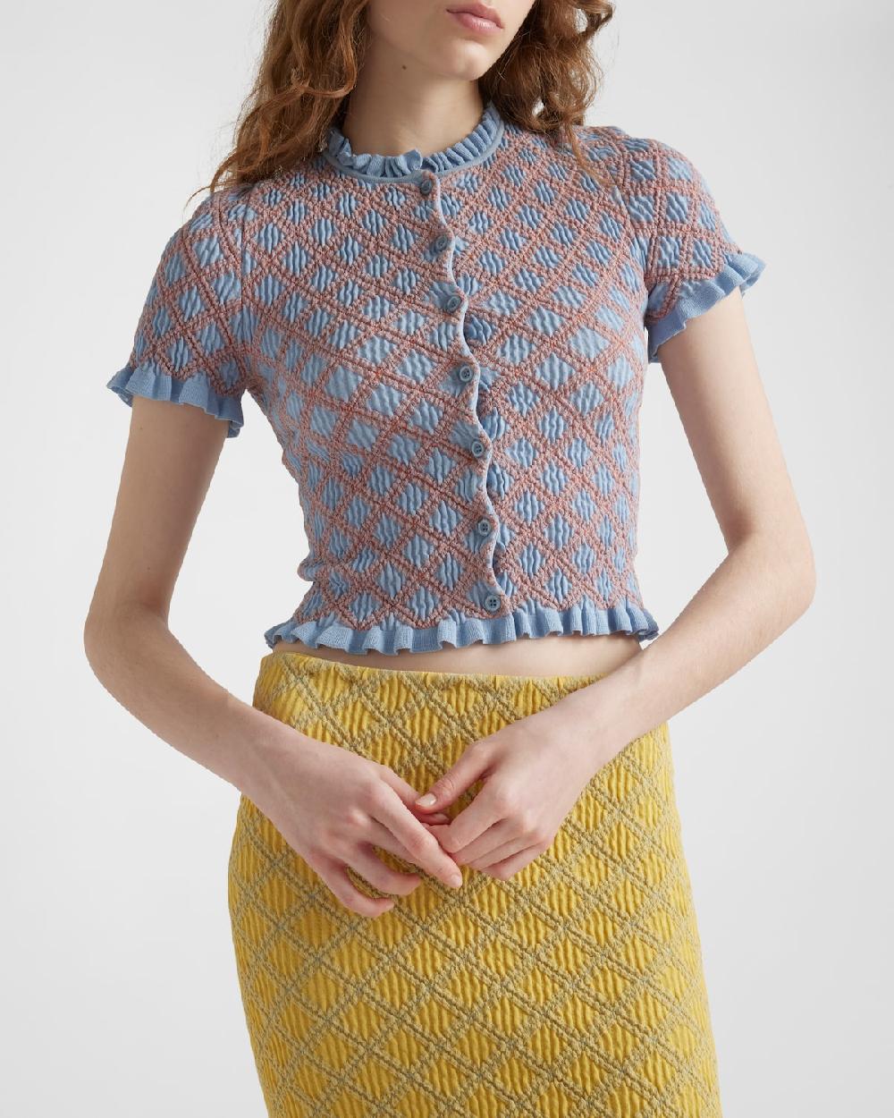 Prada Cárdigan de algodón Rebajas online
