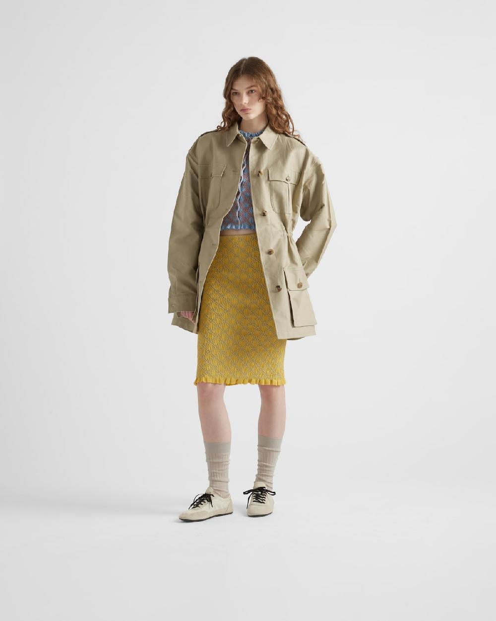 Prada Falda de algodón