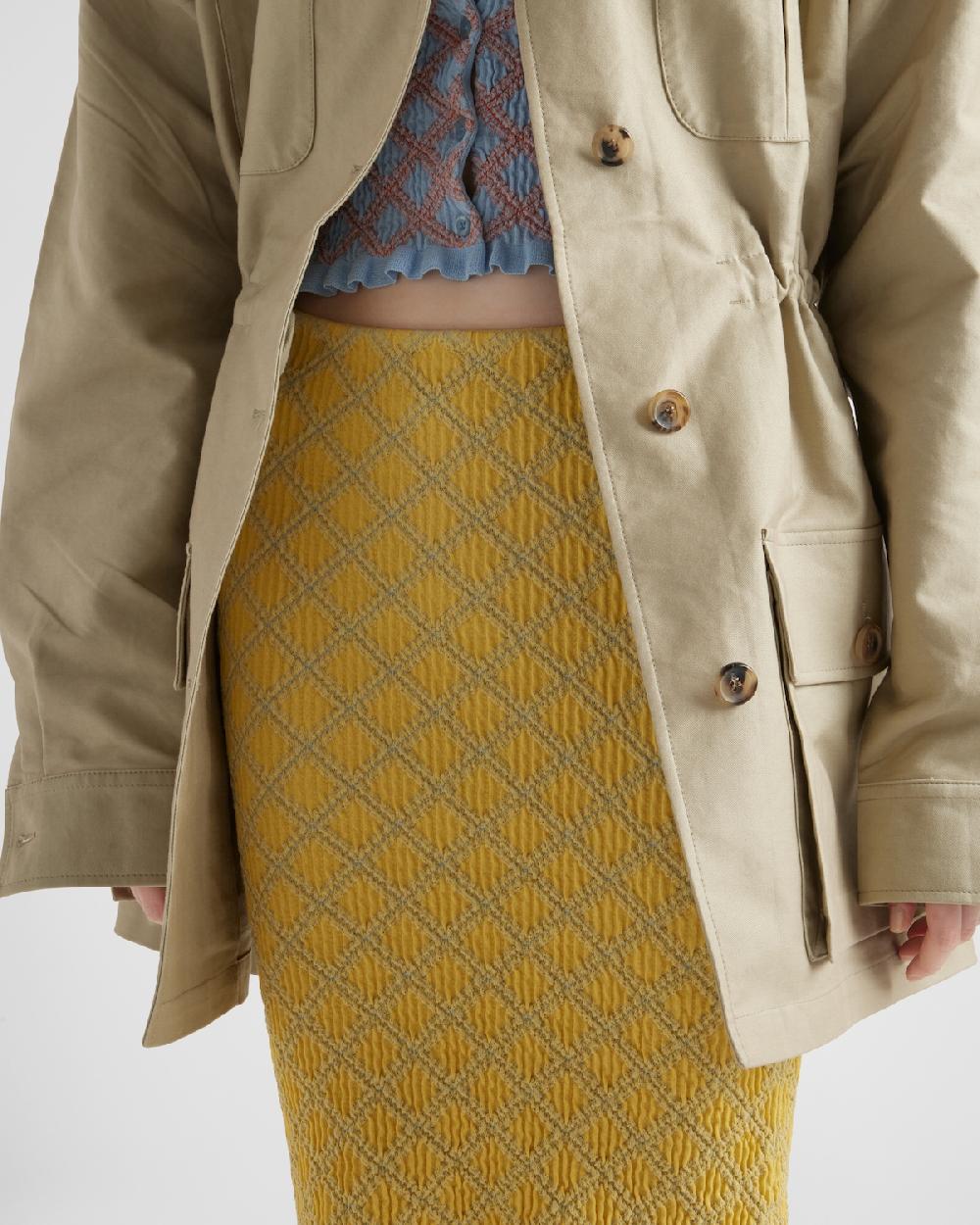 Prada Falda de algodón Rebajas top