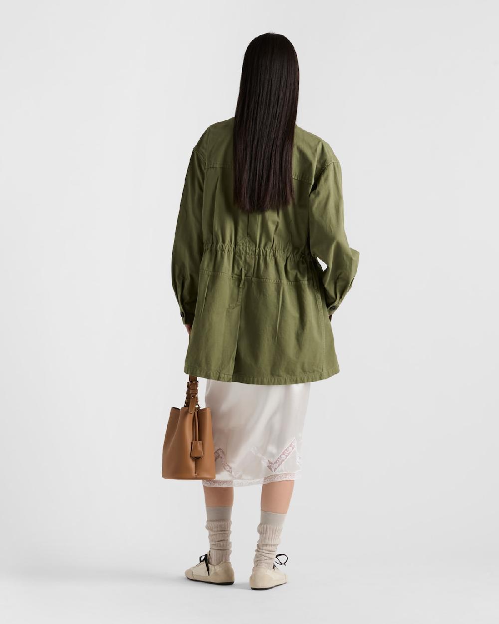Prada Chaqueta de panamá de algodón envejecido Envío gratis