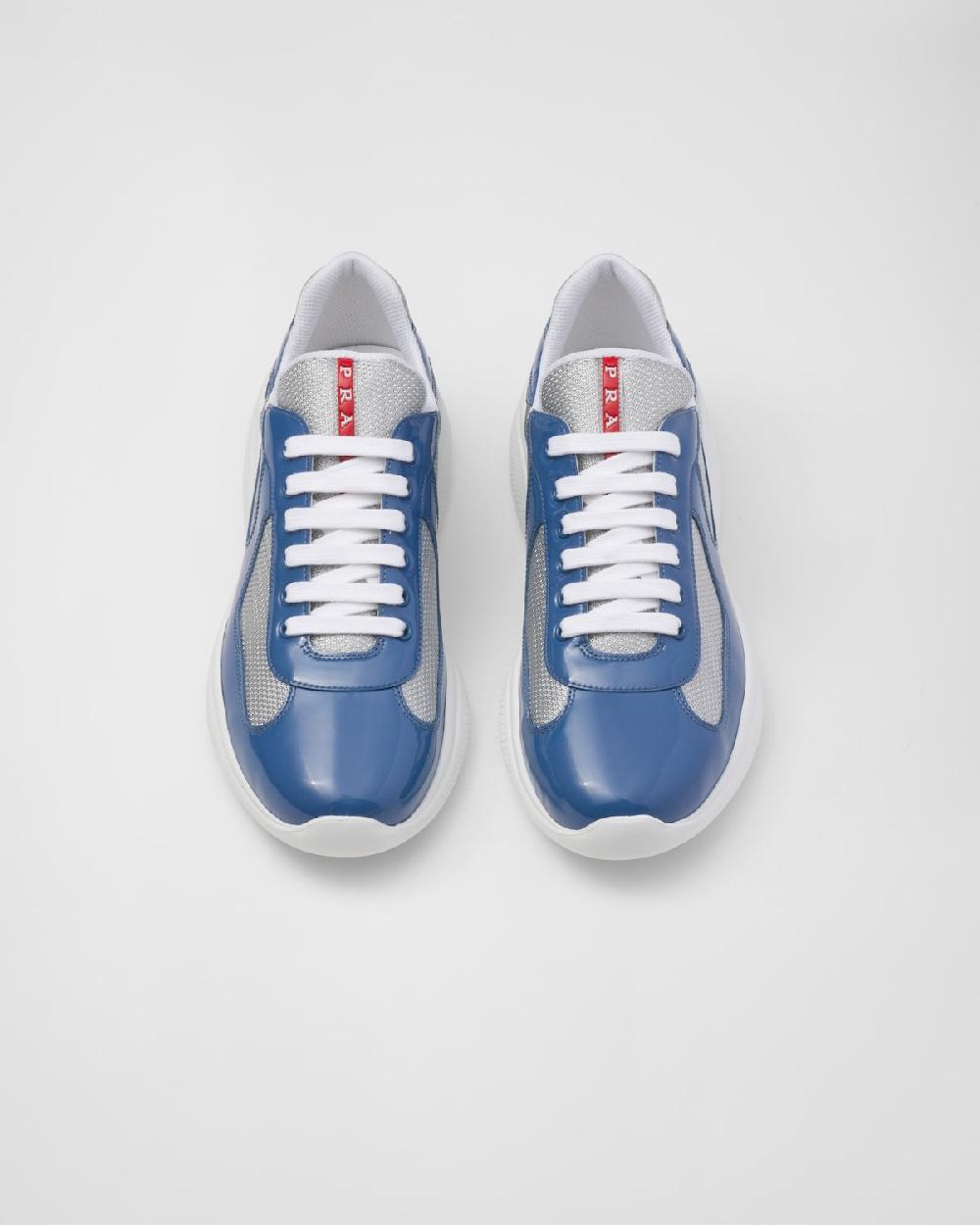 Prada Zapatillas Prada America's Cup de charol y tejido técnico COMPRAR AHORA