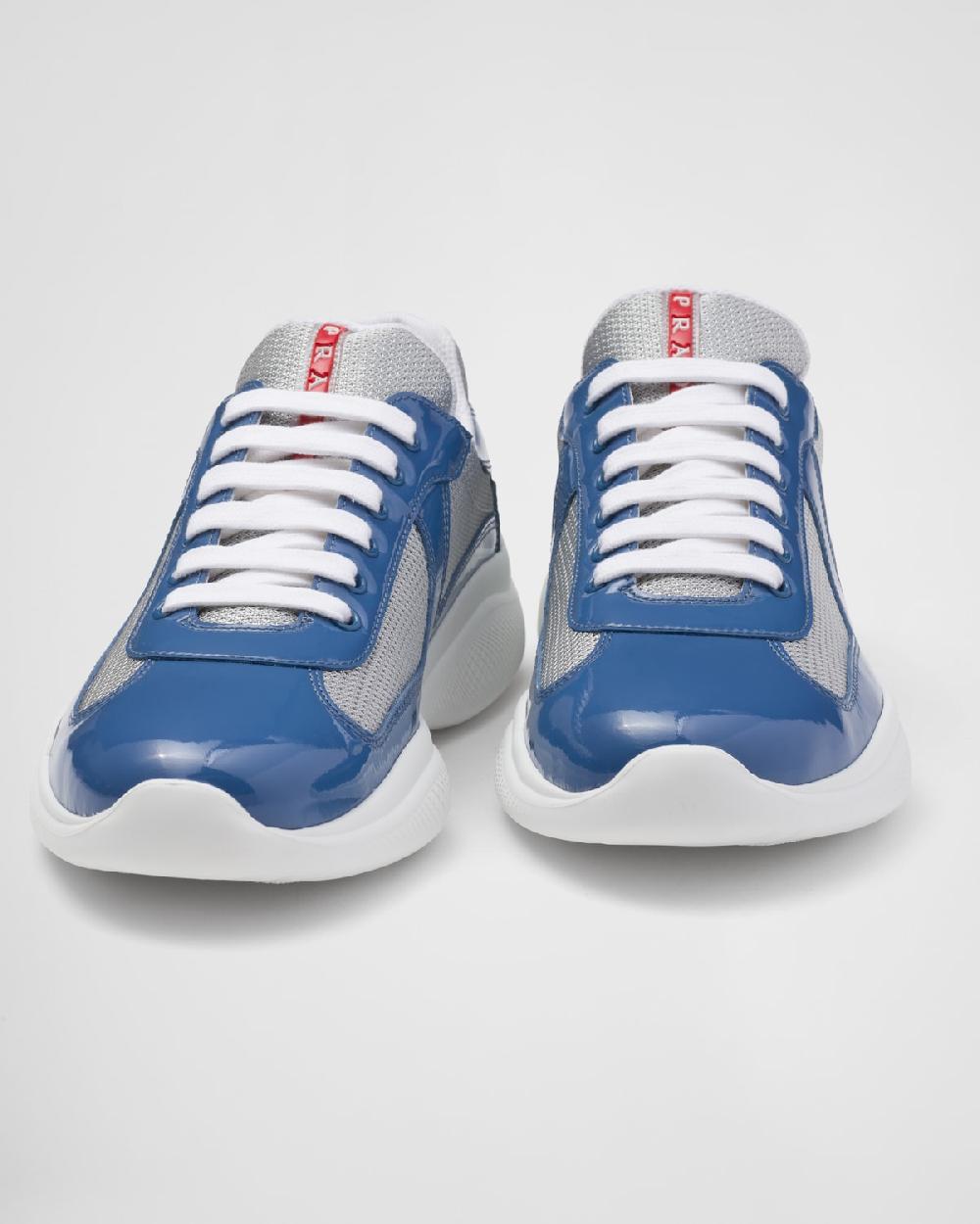 Prada Zapatillas Prada America's Cup de charol y tejido técnico COMPRAR AHORA