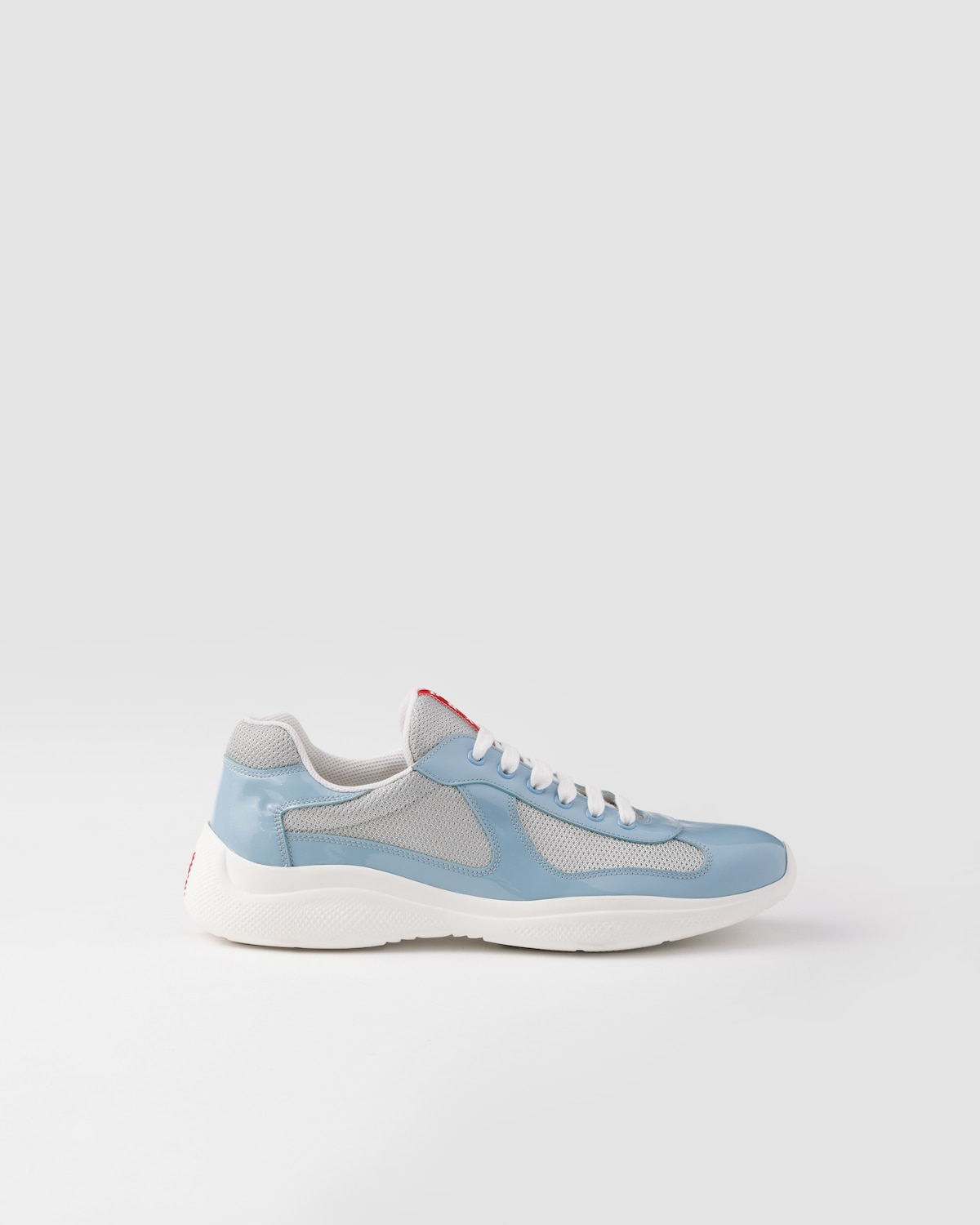 Prada Zapatillas Prada America's Cup de charol y tejido técnico