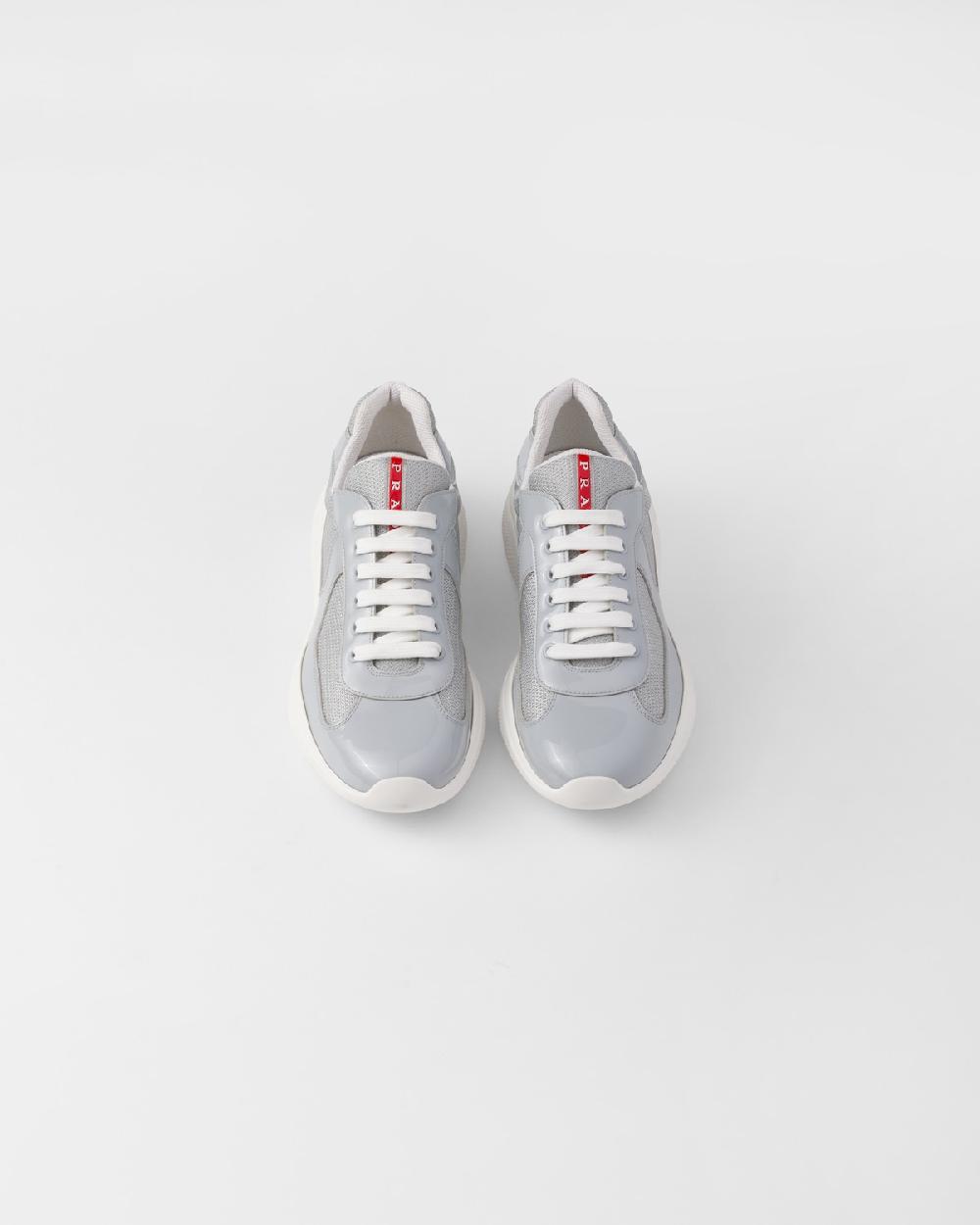 Prada Zapatillas Prada America's Cup de charol y tejido técnico Últimos 2 días