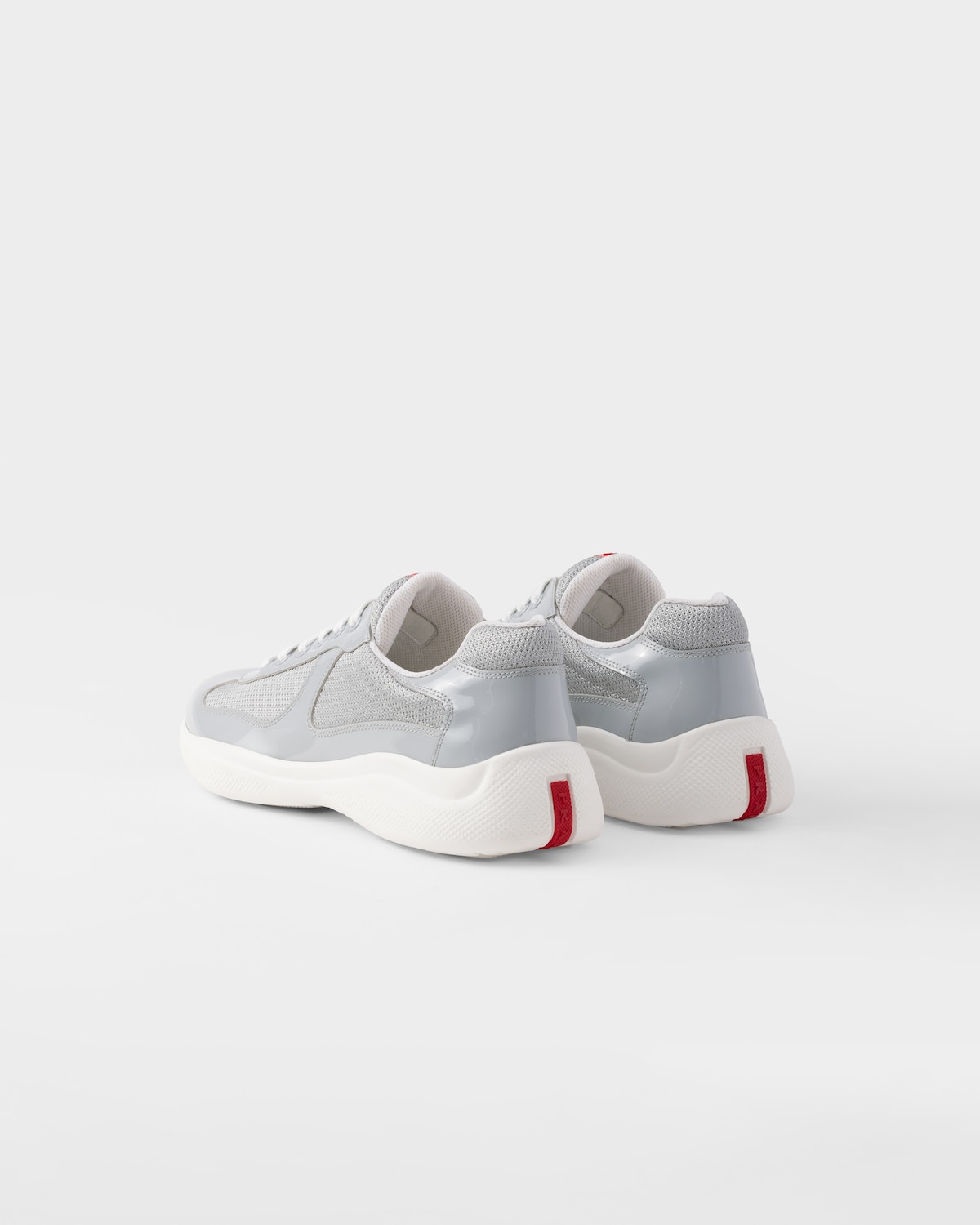 Prada Zapatillas Prada America's Cup de charol y tejido técnico Últimos 2 días