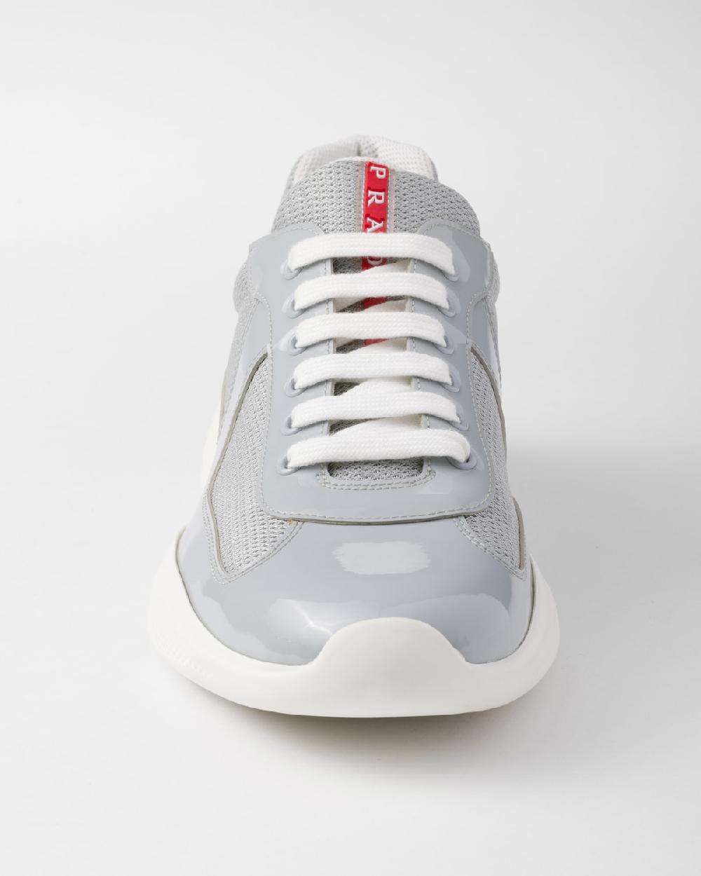 Prada Zapatillas Prada America's Cup de charol y tejido técnico Últimos 2 días