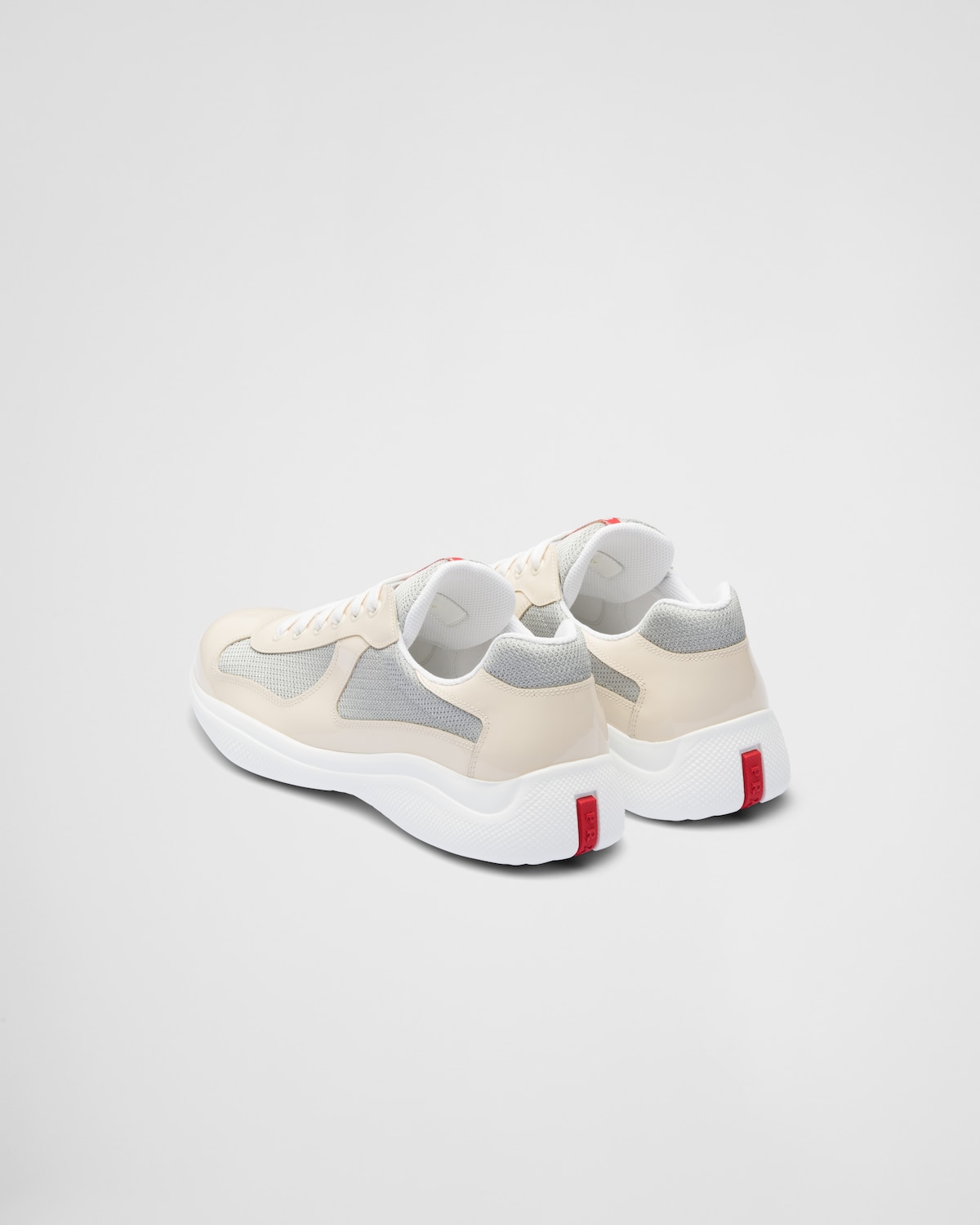 Prada Zapatillas de charol y tejido técnico Prada America's Cup Último día
