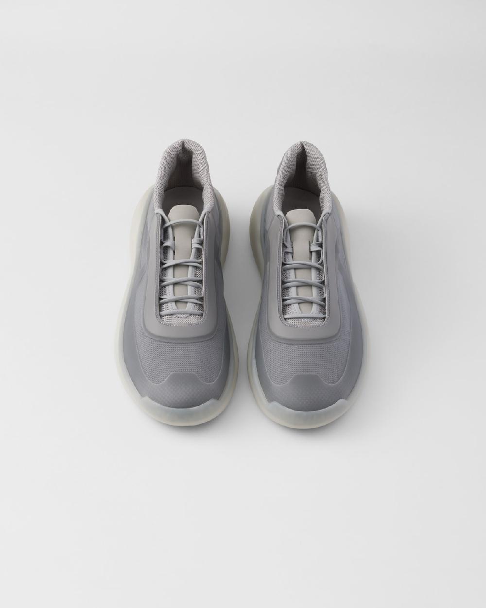 Prada Zapatillas Prada America’s Cup de Re-Nylon y tejido técnico Envío internacional gratuito