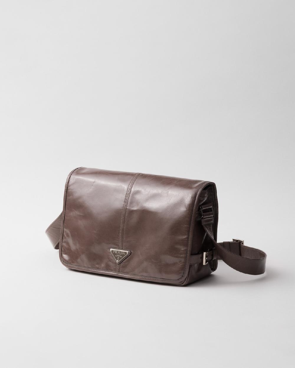 Prada Bolso bandolera de piel