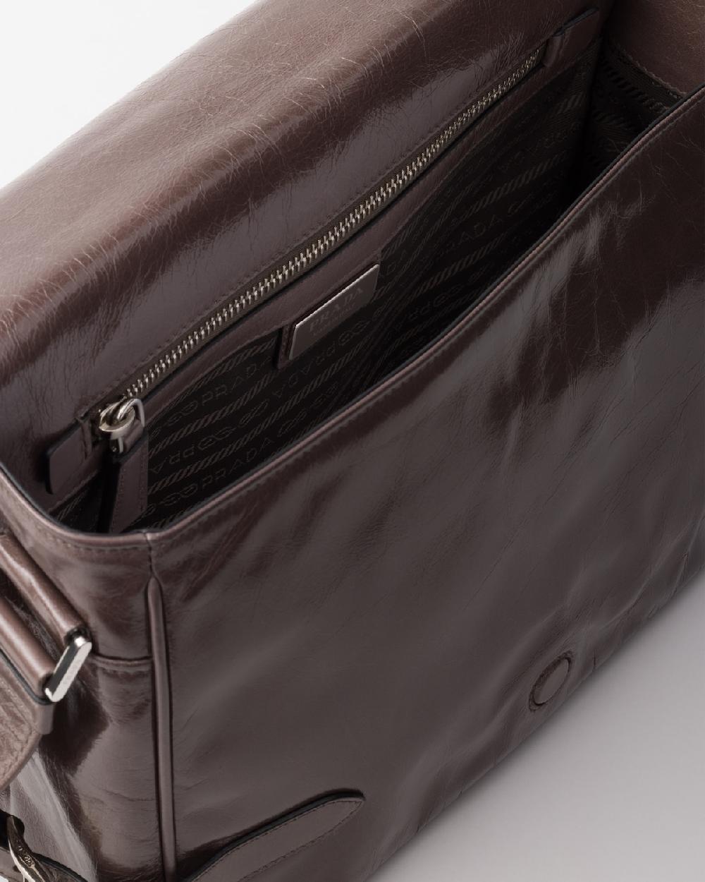 Prada Bolso bandolera de piel Descuento por venta flash
