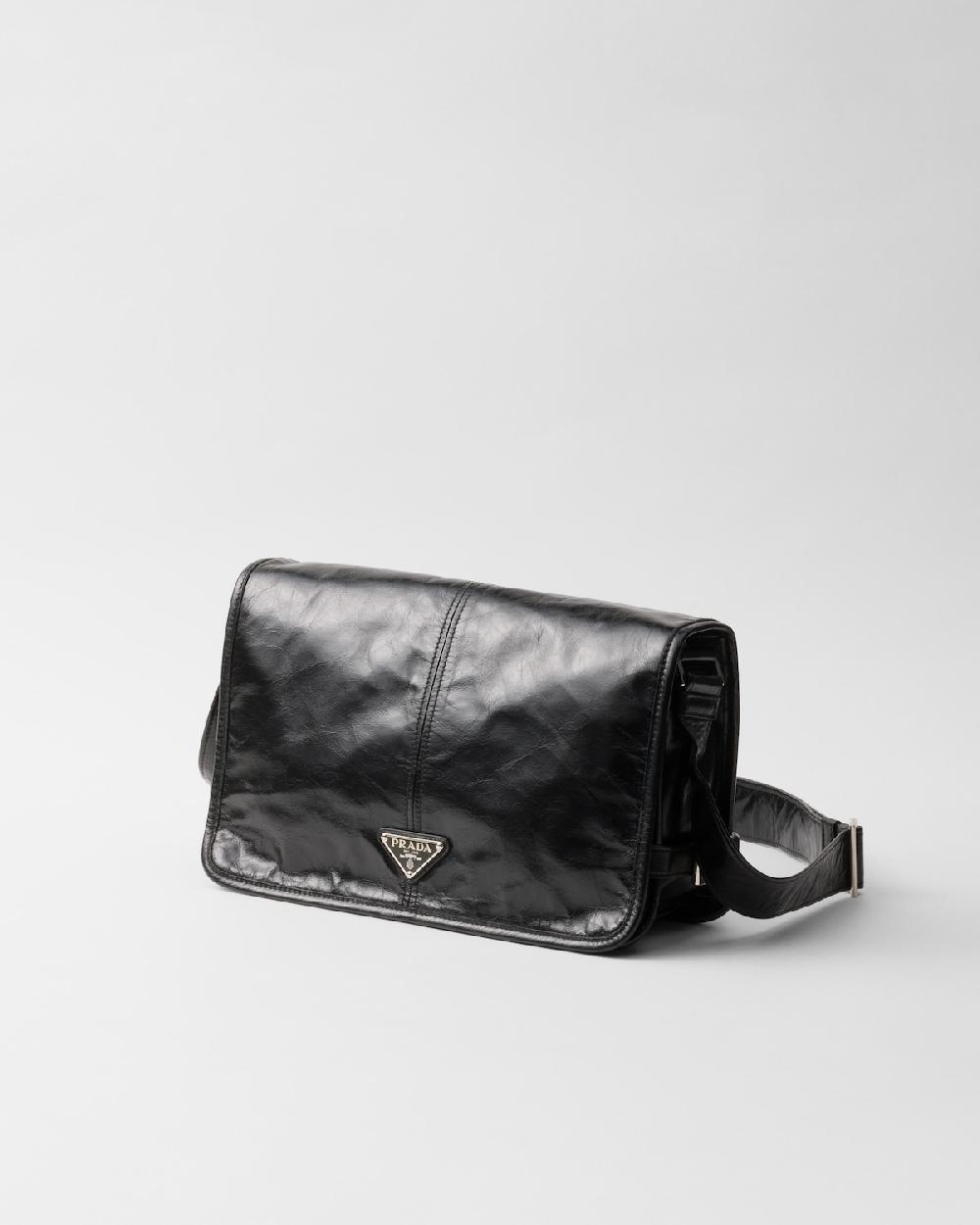 Prada Bolso bandolera de piel Ofertas de temporada