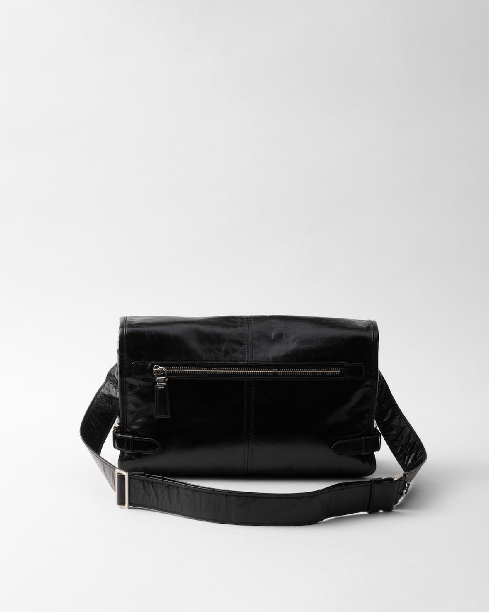 Prada Bolso bandolera de piel Ofertas de temporada