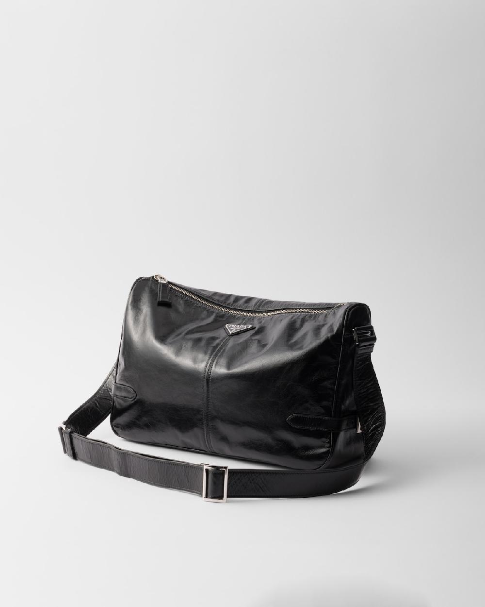 Prada Bolso bandolera de piel Ofertas especiales
