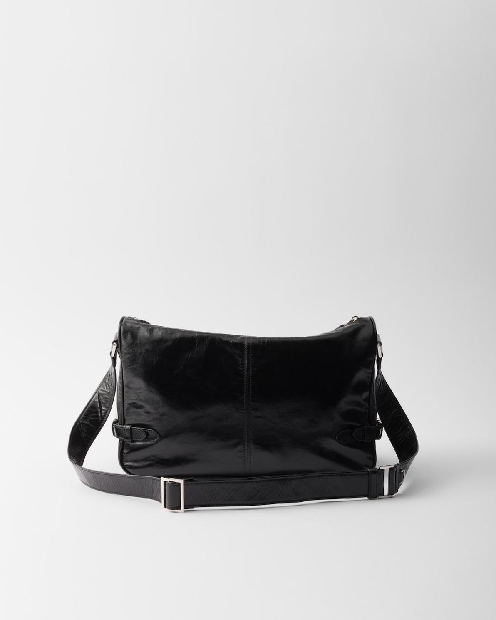 Prada Bolso bandolera de piel Ofertas especiales