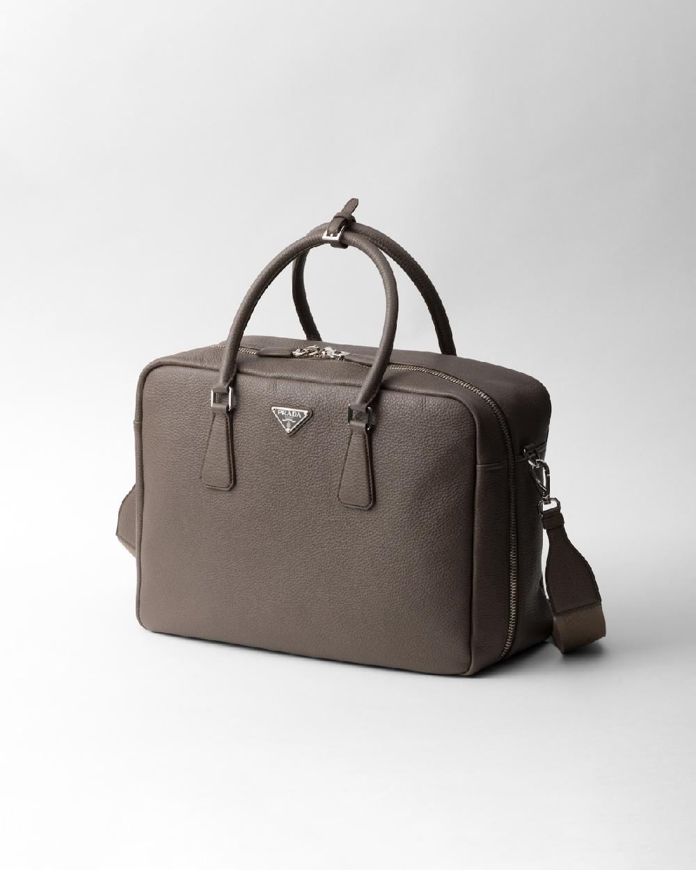 Prada Maletín de piel Rebajas de fin de temporada
