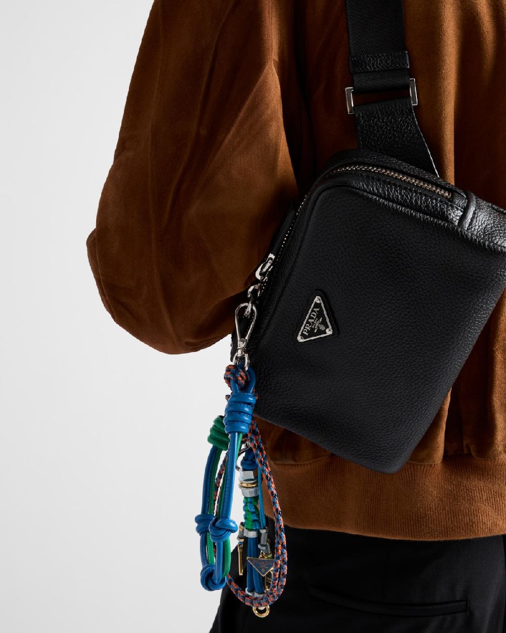 Prada Bolso bandolera de piel