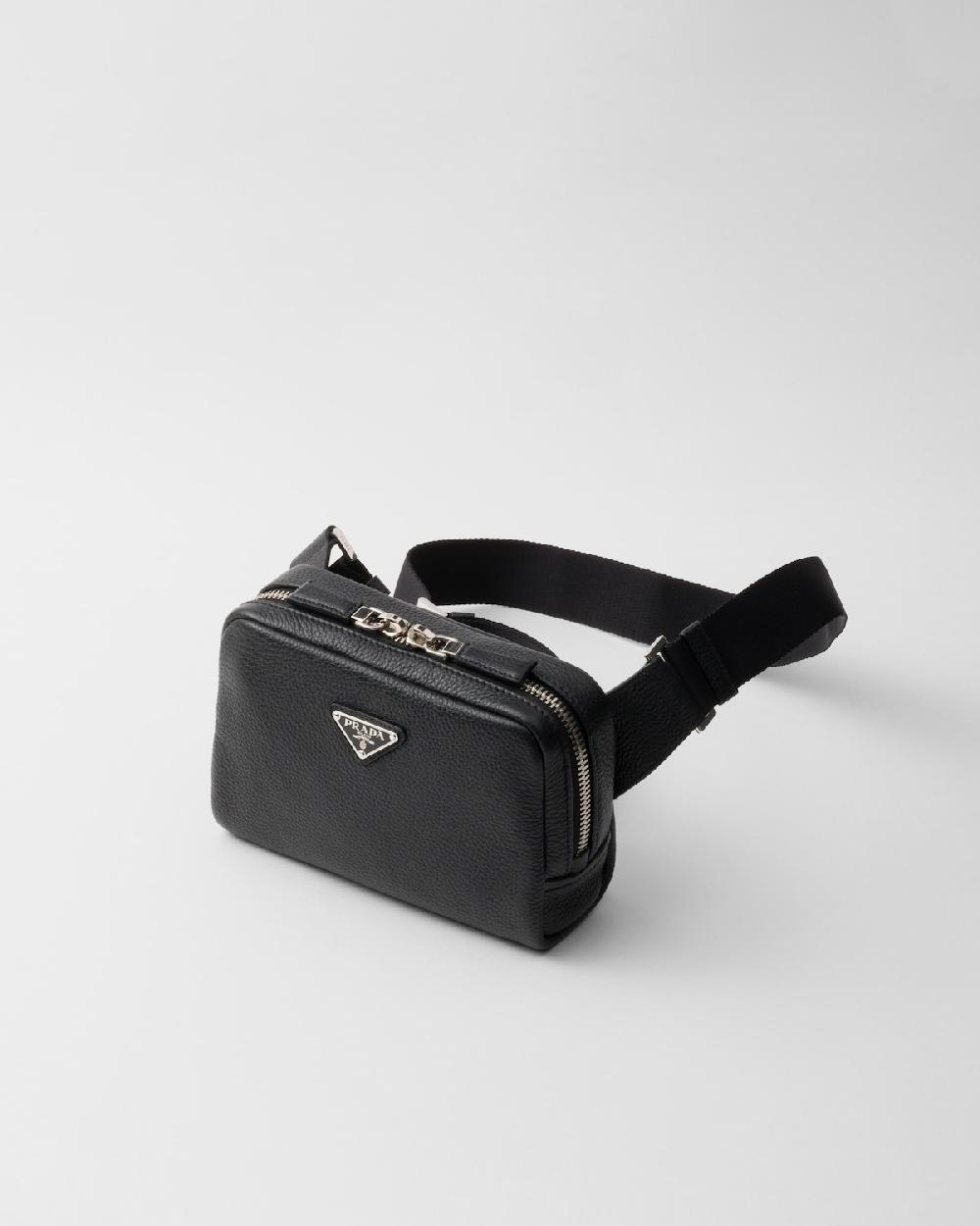 Prada Bolso bandolera de piel En línea