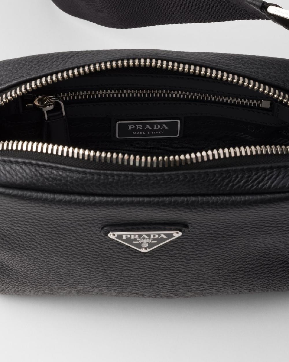 Prada Bolso bandolera de piel En línea