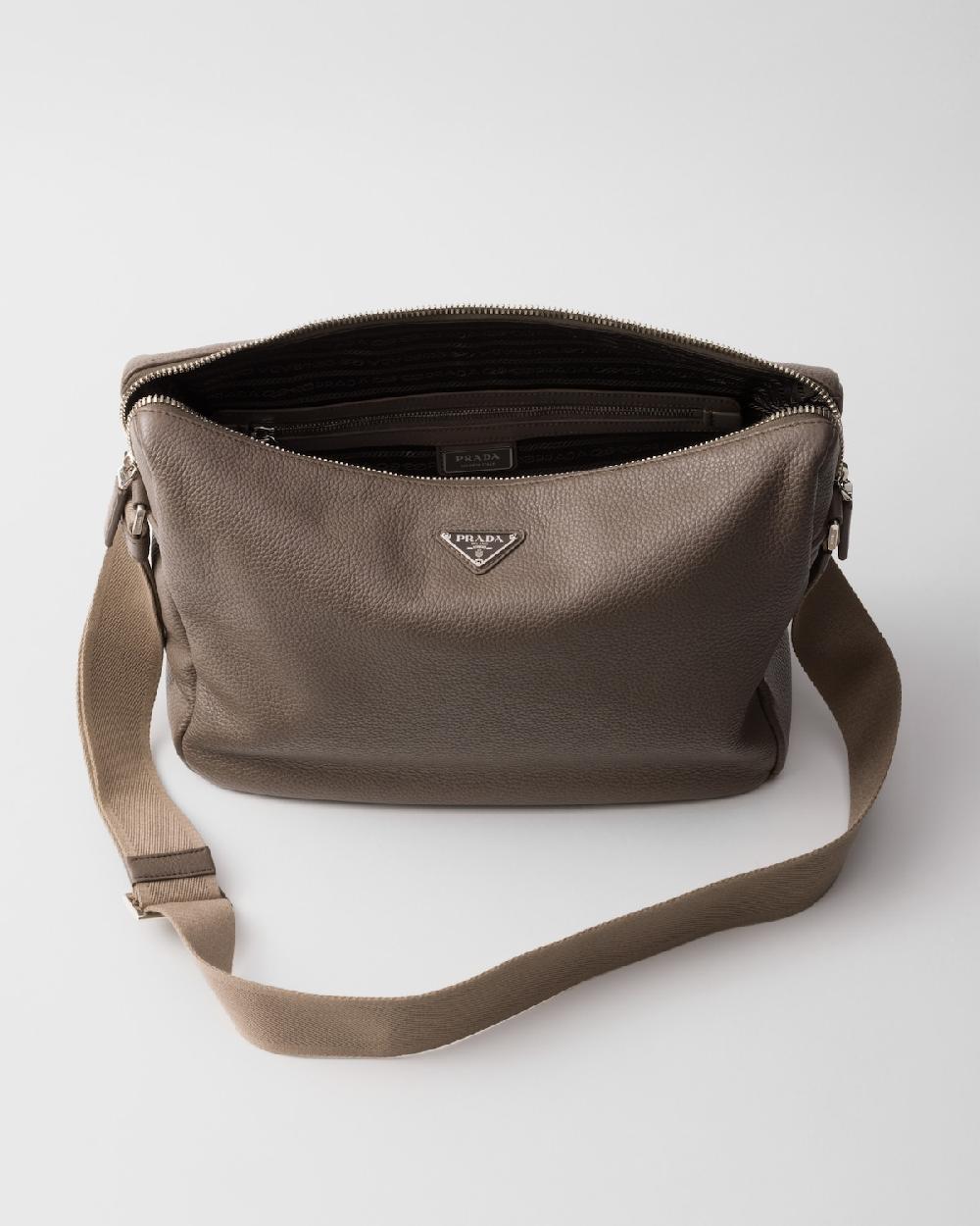 Prada Bolso bandolera de piel Outlet online