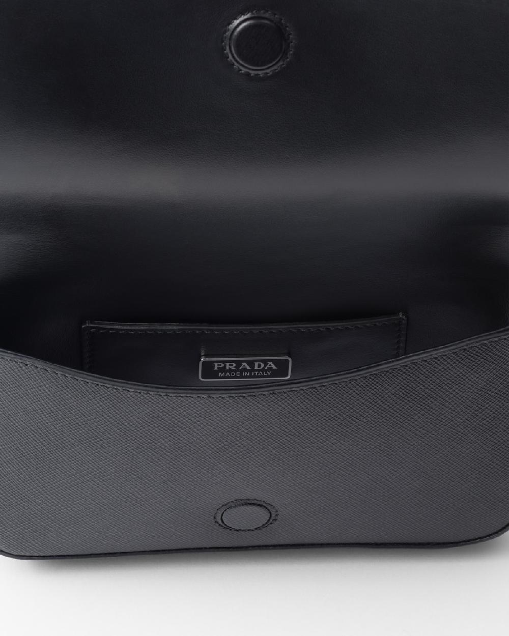 Prada Bolso bandolera de piel Saffiano Ventas relámpago