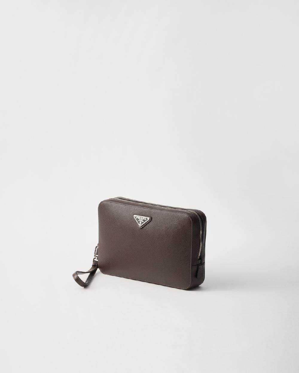 Prada Bolsa de piel Saffiano Liquidación