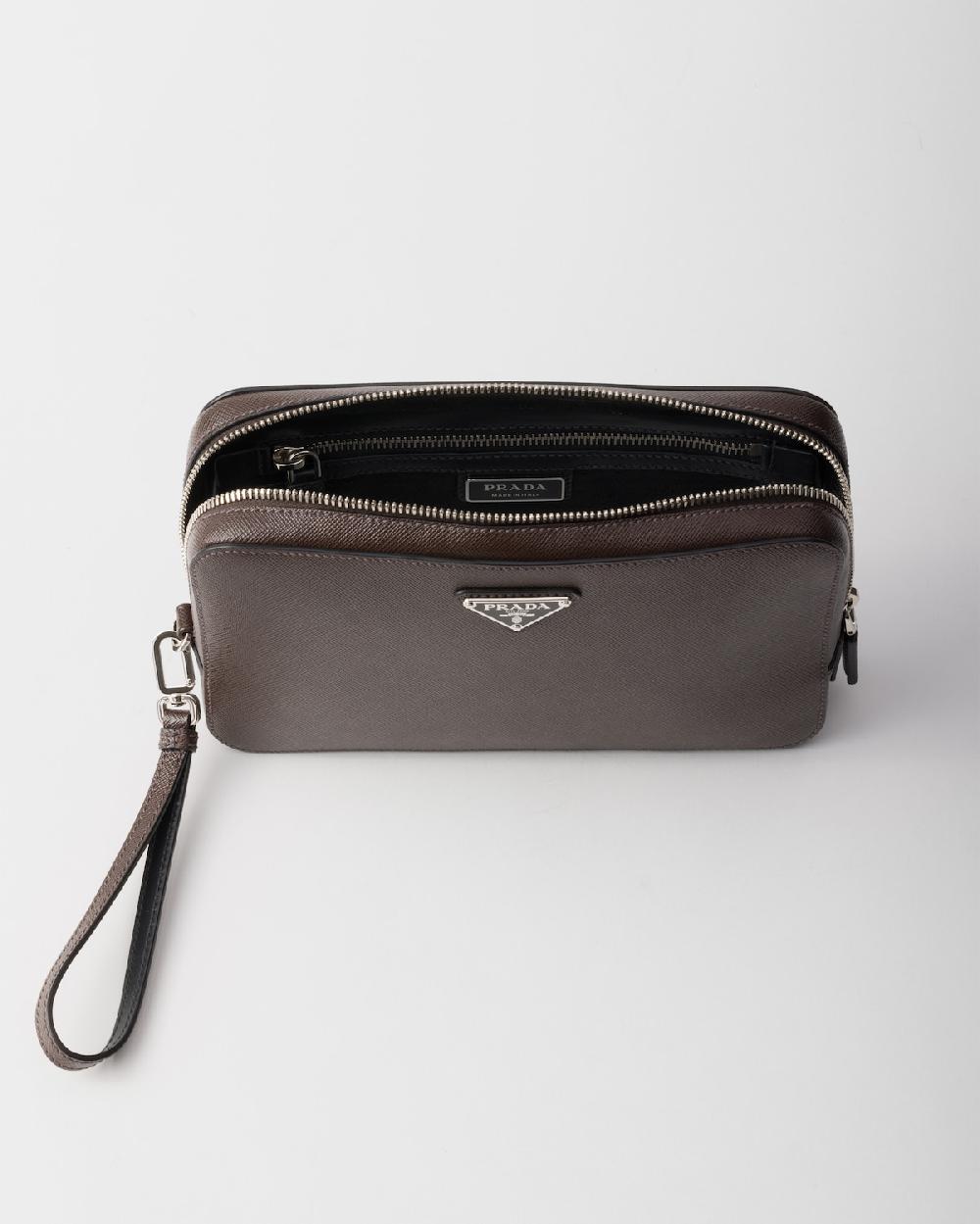 Prada Bolsa de piel Saffiano Liquidación