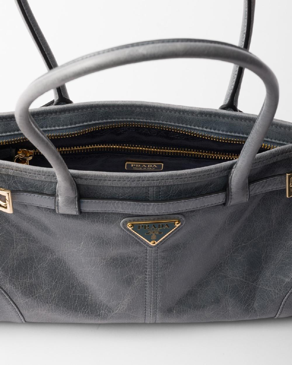 Prada Bolso mediano Prada Bonnie de piel ÚLTIMAS EDICIONES