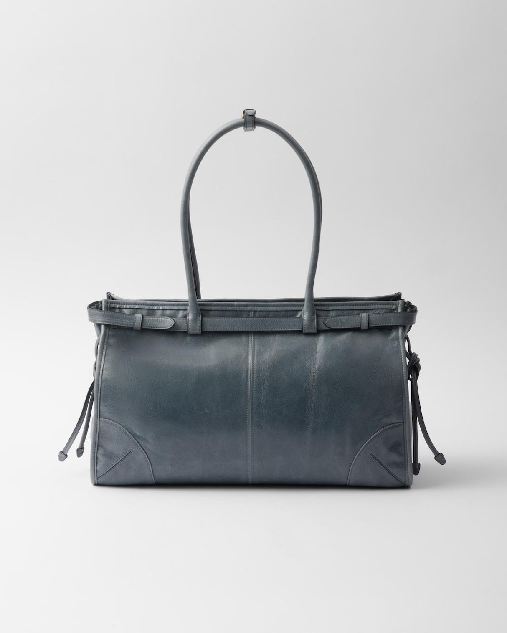 Prada Bolso grande Prada Bonnie de piel Último día