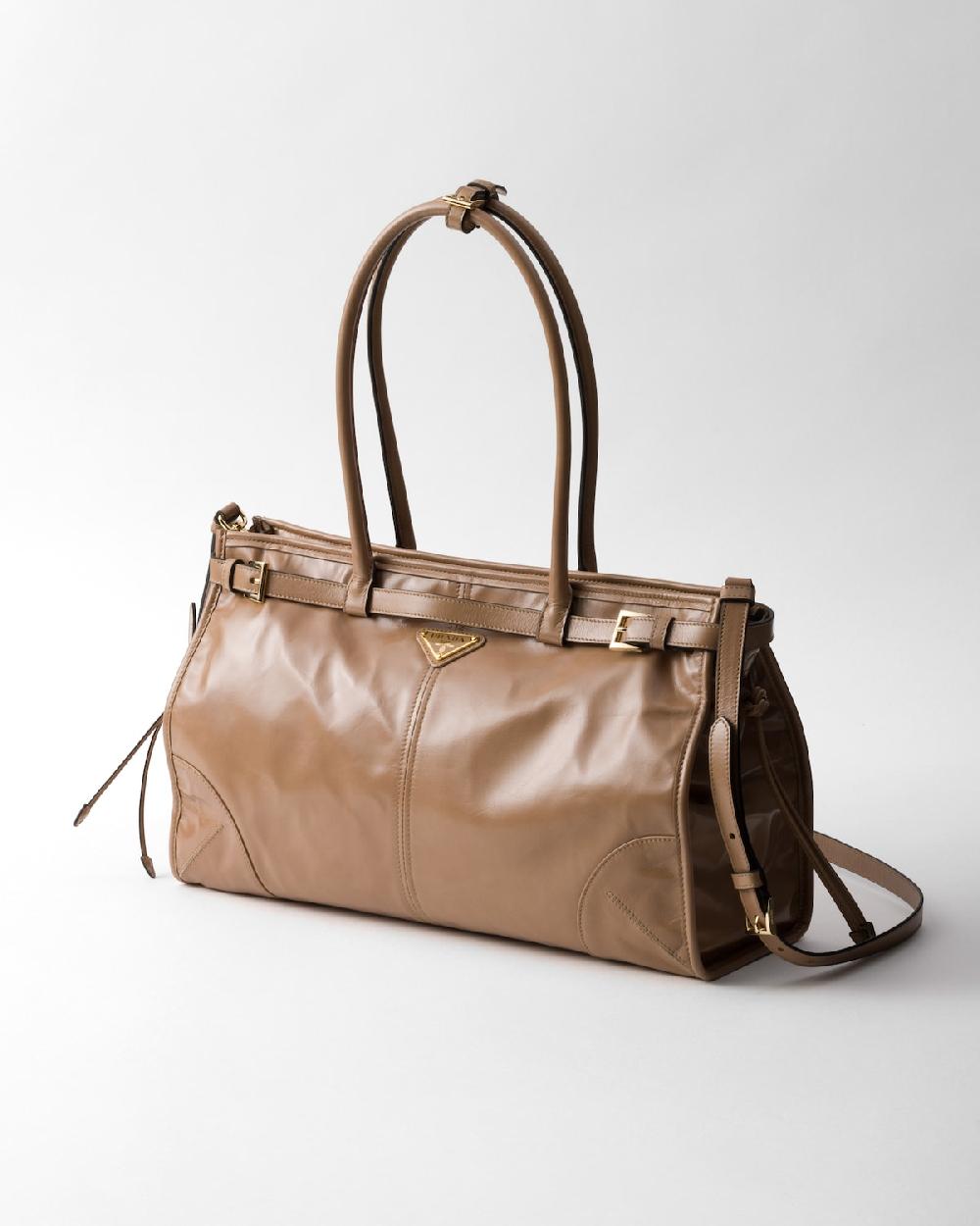 Prada Bolso grande Prada Bonnie de piel Precio de fábrica