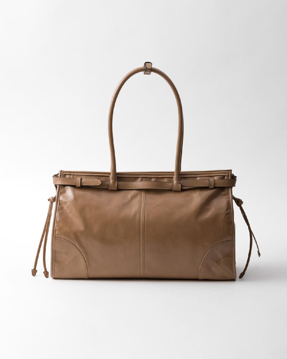 Prada Bolso grande Prada Bonnie de piel Precio de fábrica