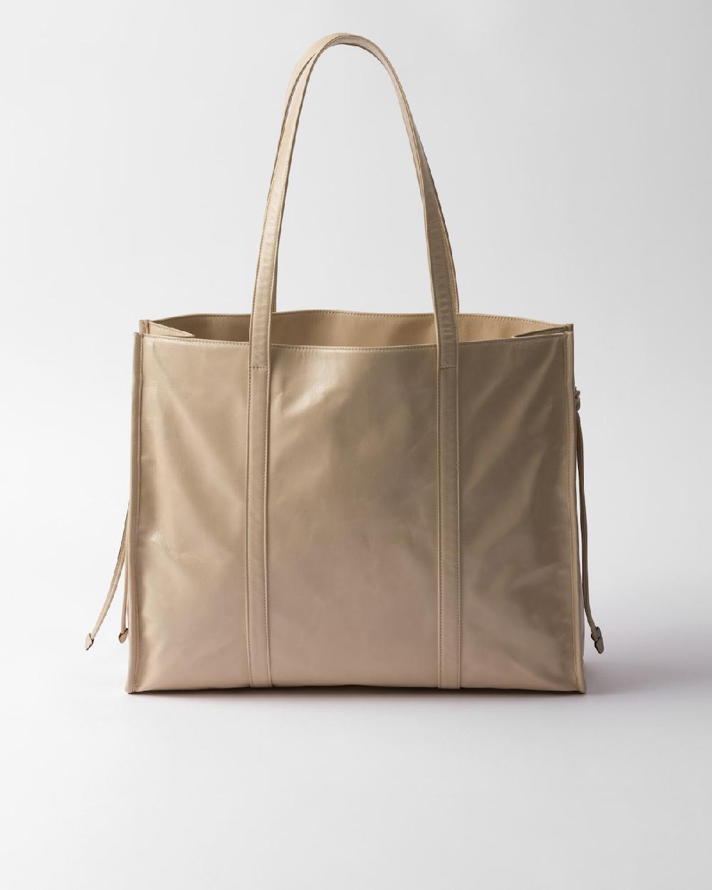 Prada Bolso tote grande de piel Oferta especial de fábrica