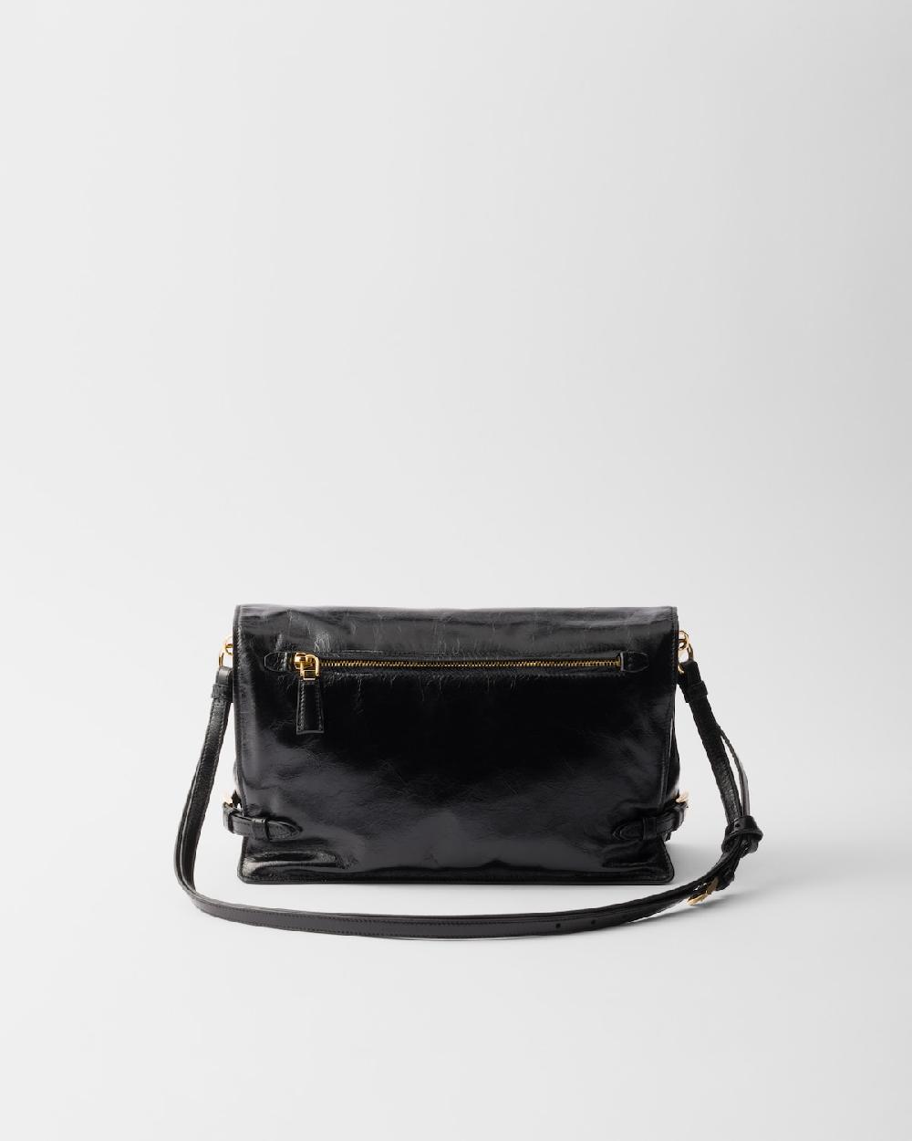 Prada Bolso bandolera de piel mediano Superdescuento