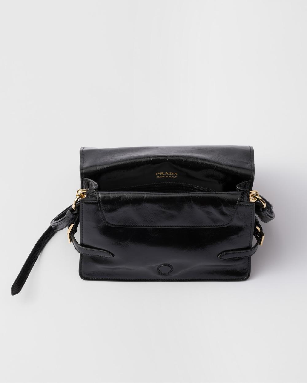 Prada Bolso bandolera de piel Grandes descuentos