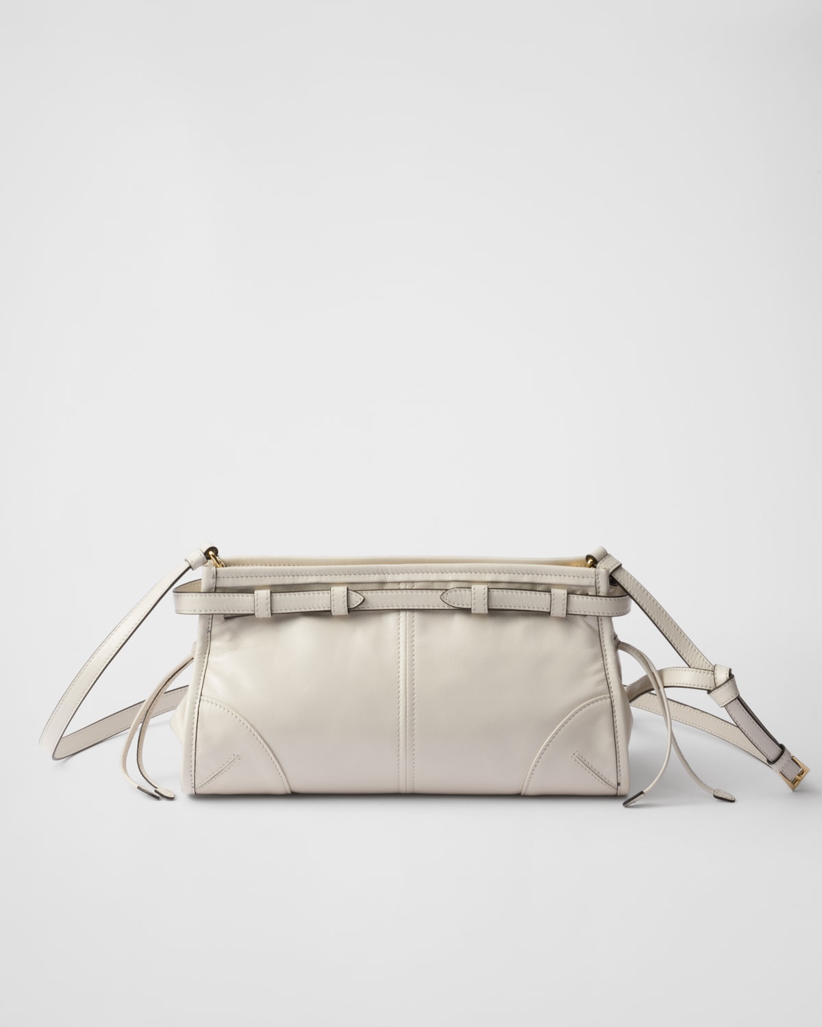 Prada Bandolera pequeña de piel Liquidación
