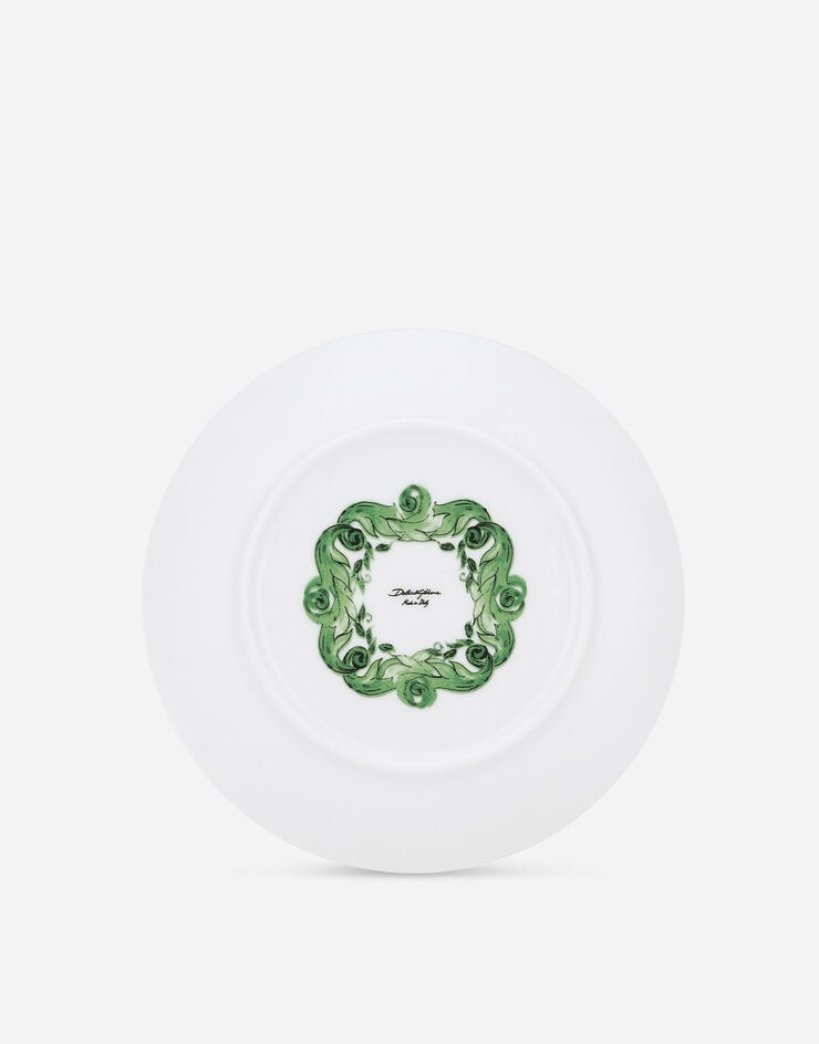 Dolce & Gabbana Juego de 2 platos llanos de porcelana Mejor oferta