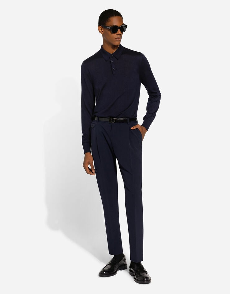 Dolce & Gabbana Polo de cachemira y seda Grandes ahorros