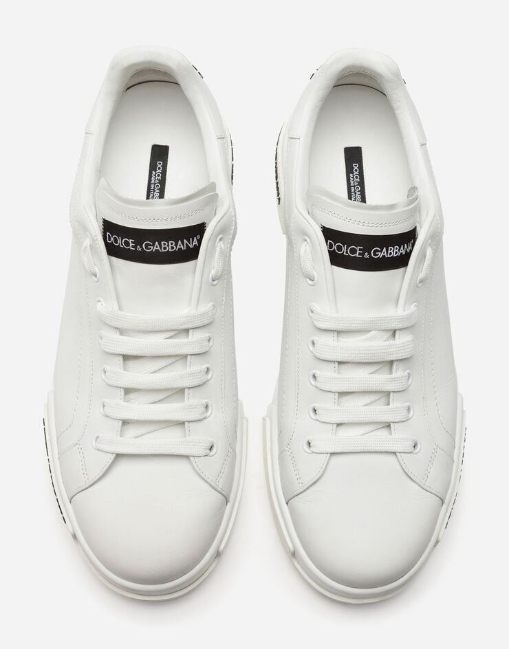 Dolce & Gabbana Zapatilla Portofino de napa de becerro Descuento