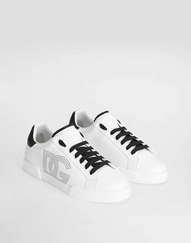 Dolce & Gabbana Zapatilla Portofino en piel de becerro Promoción por tiempo limitado