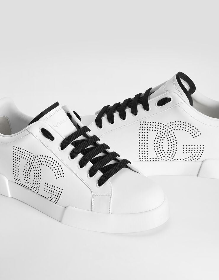 Dolce & Gabbana Zapatilla Portofino en piel de becerro Promoción por tiempo limitado