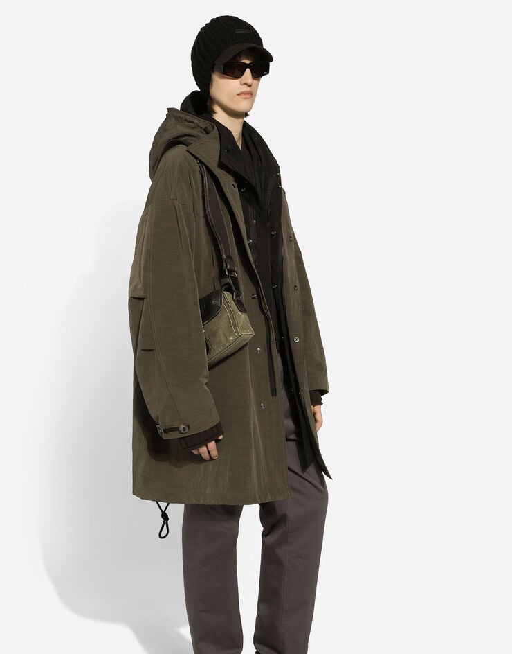 Dolce & Gabbana Parka sin forro con capucha de tejido técnico Solo hoy