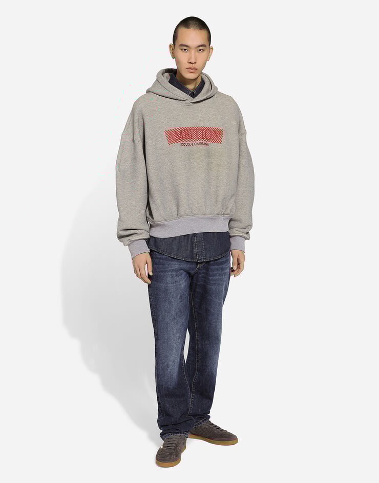 Dolce & Gabbana Vaqueros clásicos de denim con bordado DG Superdescuento
