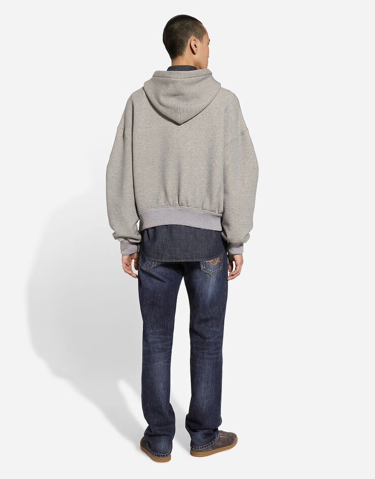 Dolce & Gabbana Vaqueros clásicos de denim con bordado DG Superdescuento